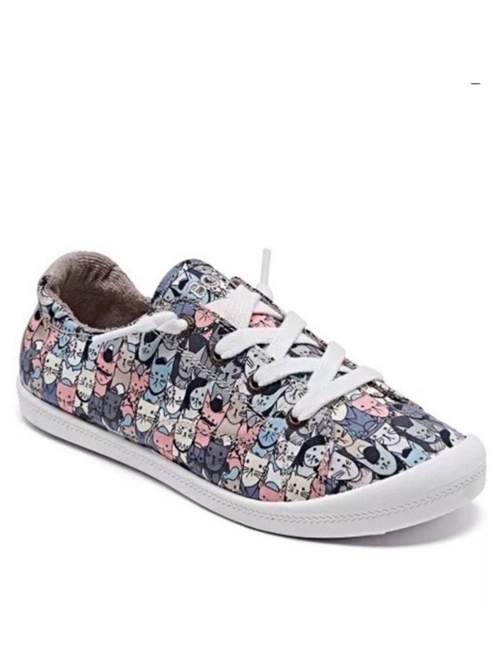 SKECHERS MELLOW CAT SLIP-ON SNEAKERS